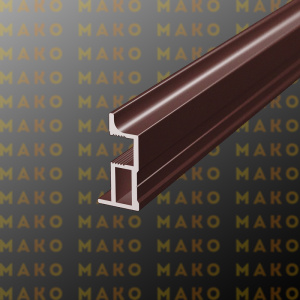 Профиль вертикальный MS164 Бордо (P14)